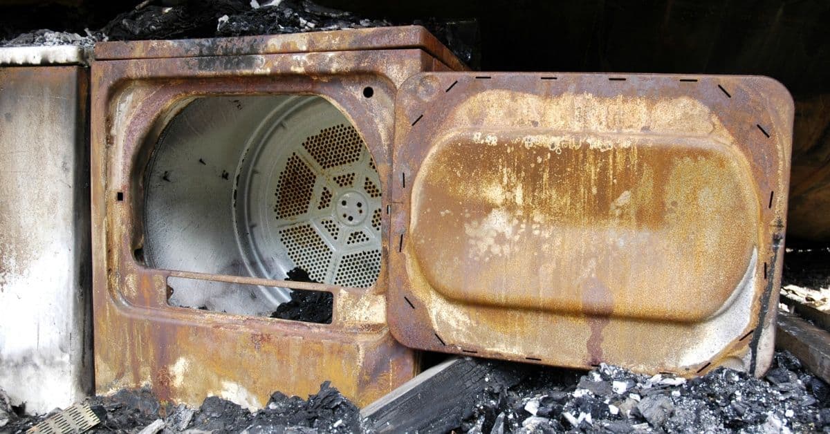 Dryer fire danger example 2